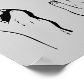 Steen Papier Schaar Poster (Hoek)