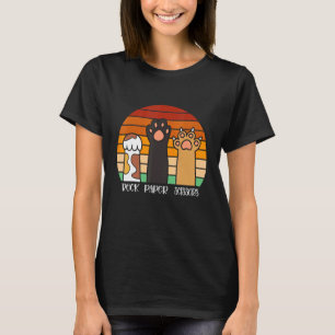 Steen Papier Schaar Spel Kitten Liefhebber Dierenp T-shirt