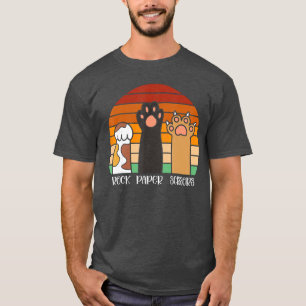 Steen Papier Schaar Spel Kitten Liefhebber Dierenp T-shirt