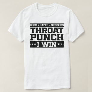 Steen Papier Scharen Keelstoot Ik Win, Grappig  T-shirt
