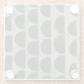 Steen - puntstukjes glazen onderzetter (Achterkant)