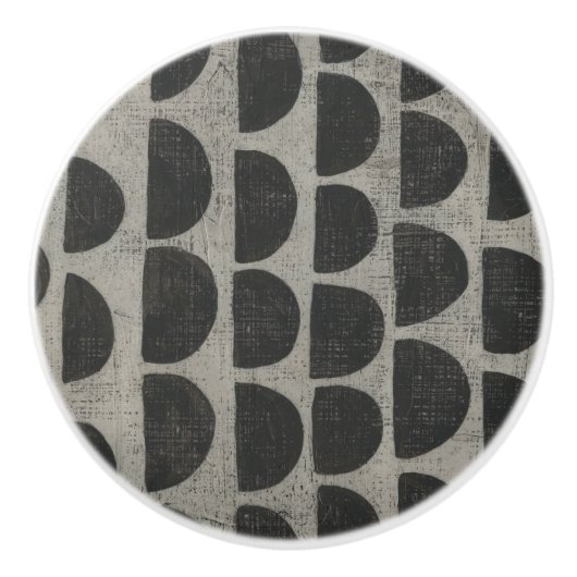 Steen - puntstukjes keramische knop (Voorkant)