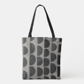 Steen - puntstukjes tote bag (Achterkant)
