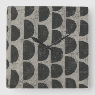 Steen - puntstukjes vierkante klok