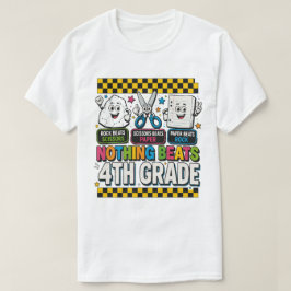 Steen Schaar Papier Niets Verslaat Groep 6 T-shirt