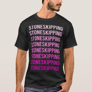 Steen Skipping Stones Rock Rocks Skimming T-shirt