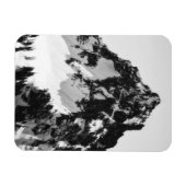 Steen, Sneeuw en Bomen Magneet (Horizontaal)