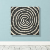 Steen - Spiral Canvas Afdruk (Insitu (Houten vloer))