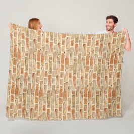 steen, steen, muur, textuur, architectuur, oud; fleece deken