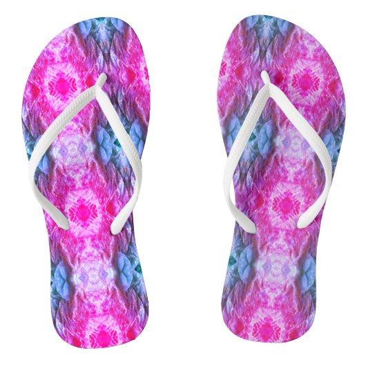 Steen | Tegelpatroon | Teenslippers (Voetbed)