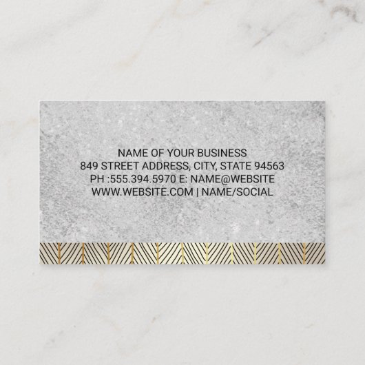 Steen Textuur | Lux Patroon Afwerking Visitekaartje (Achterkant)