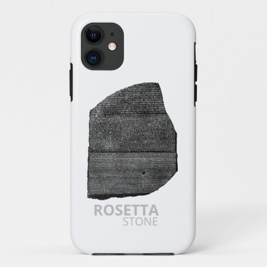 Steen van Rosetta: Oude Egyptische hiëroglief Case-Mate iPhone Case (Achterkant)
