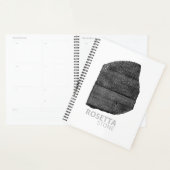 Steen van Rosetta: Oude Egyptische hiëroglief Planner (Display)