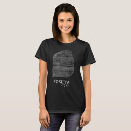 Steen van Rosetta: Oude Egyptische hiëroglief T-shirt
