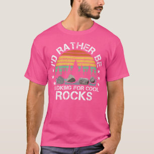 Steen verzamelen Steenverzamelaar Geologie Geoloog T-shirt
