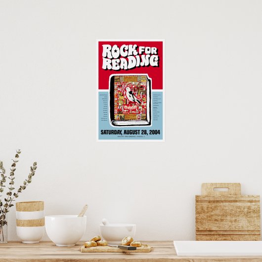 steen voor lezen poster (Keuken)