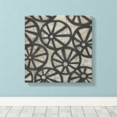 Steen - Wielen Canvas Afdruk (Insitu (Houten vloer))