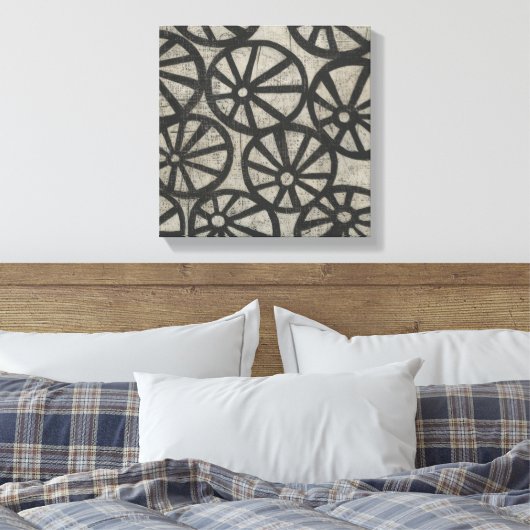 Steen - Wielen Canvas Afdruk (Insitu (Slaapkamer))