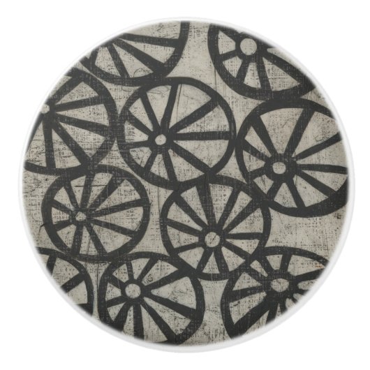 Steen - Wielen Keramische Knop (Voorkant)