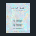 steenachtergrond flyer<br><div class="desc">schoonheidssalon professionele make - up kunstenaar flyer</div>