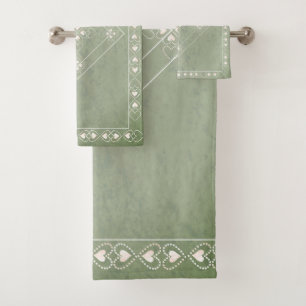 Steenachtig Keltisch Heart Cross Bad Handdoek