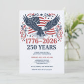 Steenarend 250 jaar Fr 4 juli  Save The Date (Staand voorkant)