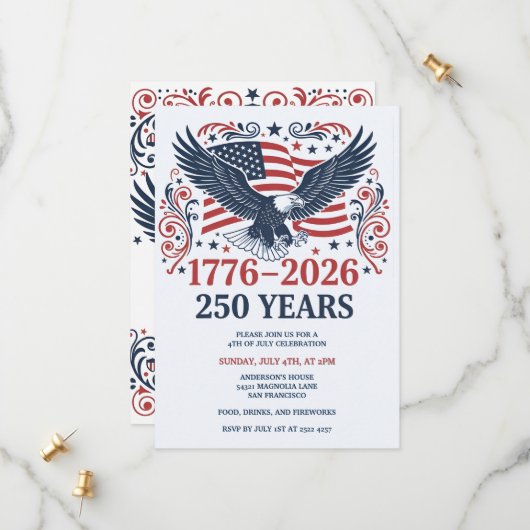 Steenarend 250 jaar Fr 4 juli  Save The Date (Voorkant / Achterkant in situ)