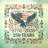 Steenarend 250 jaar vrijheid 2 raamsticker (Vel 3)