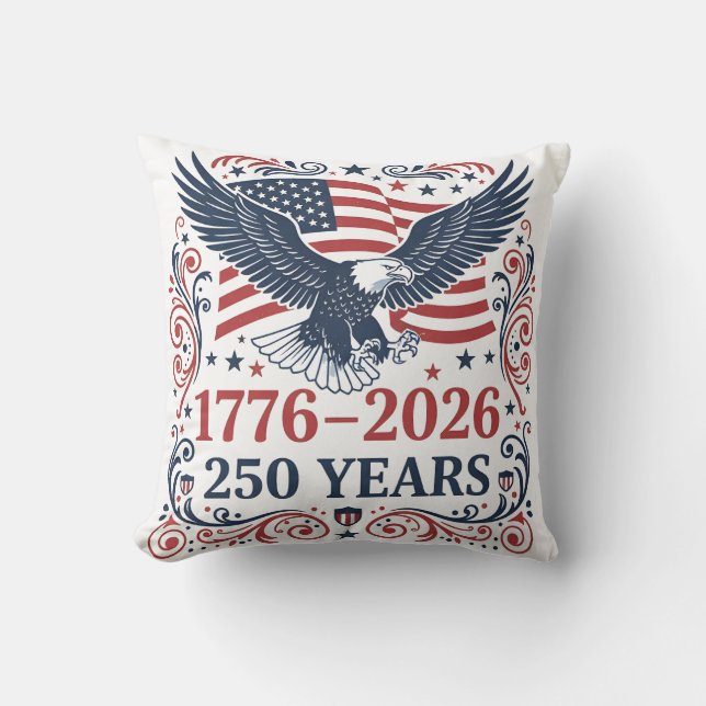 Steenarend 250 jaar vrijheid kussen (Voorkant)