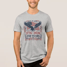 Steenarend 250 jaar vrijheid Tri-Blend shirt