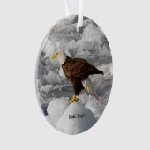 Steenarend acryl ornament (voorkant)