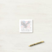 Steenarend Amerikaanse Vlag 250 Jaar Vrijheid Post-it® Notes (Op bureau)