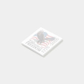 Steenarend Amerikaanse Vlag 250 Jaar Vrijheid Post-it® Notes (Schuin)