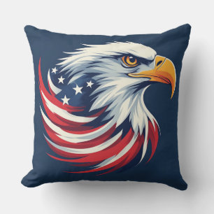 Steenarend cadeau voor hem – USA patriottische kun Kussen