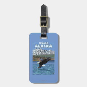 Steenarend Duikt - Seward, Alaska Bagagelabel