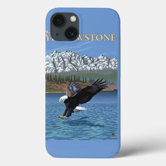 Steenarend duikt - West Yellowstone, MT Case-Mate iPhone Case (Achterkant)