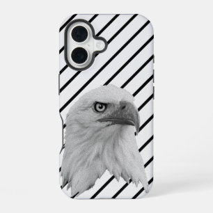 Steenarend Gezichts Olieverf, iPhone 16 Hoesje