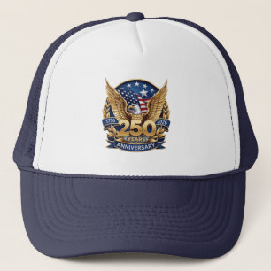 Steenarend Goud 250 Jaar Jubileum Muts met Naam Trucker Pet