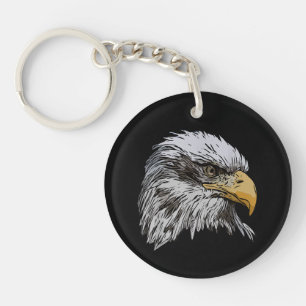 Steenarend Grafisch Amerikaans Nationaal Symbool D Sleutelhanger