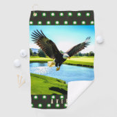Steenarend - Grote Vogel   Golfhanddoek (Insitu)