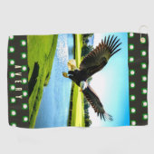 Steenarend - Grote Vogel   Golfhanddoek (Horizontaal)
