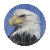 Steenarend, (Haliaeetus leucocephalus), wild, Snijplank (Voorkant)