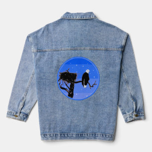 Steenarend in de Winter - Originele Wilde Natuur K Denim Jacket