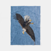 Steenarend in vlucht fleece deken (Voorkant)