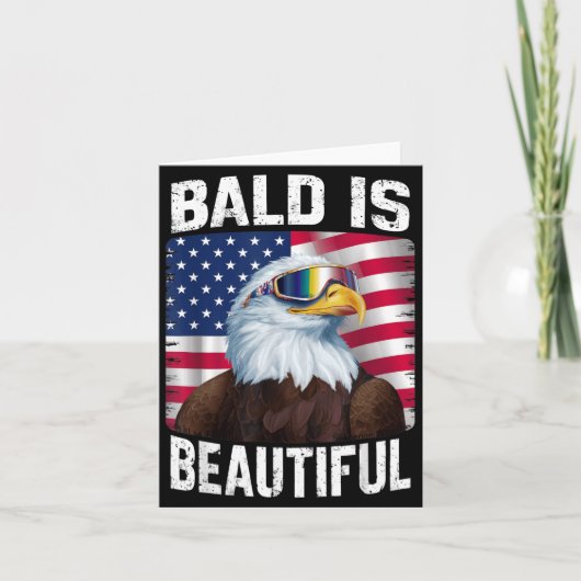 Steenarend Kaal Is Mooi 4 juli Kaart (Voorkant)