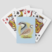 Steenarend Kwartel Combinatie Pokerkaarten (Achterkant)
