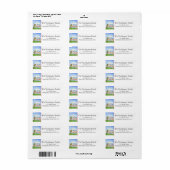 Steenarend met patriottische taart etiket (Full Sheet)