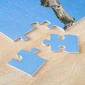 Steenarend op een tak legpuzzel (Zijkant)