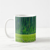 Steenarend op tak koffiemok (Links)