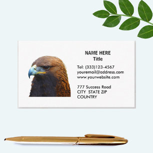 Steenarend op Zwart en Wit Visitekaartje